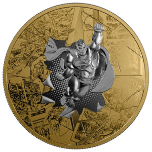 2017 3oz $50 DC COMICS ORIGINALS: THE BRAVE AND THE BOLD FINE SILVER COIN