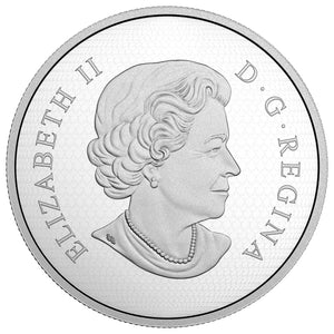 2017 5oz $50 PEACE TOWER CLOCK 90TH ANNIVERSARY FINE SILVER COIN