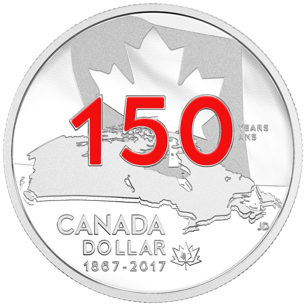 2017 ENAMELED SPECIAL EDITION PROOF SILVER DOLLAR OUR HOME AND NATIVE LAND