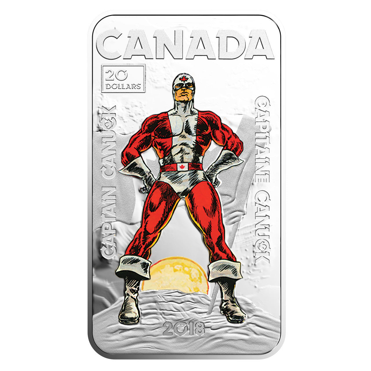 2018 1oz $20 CAPTAIN CANUCK FINE SILVER COIN