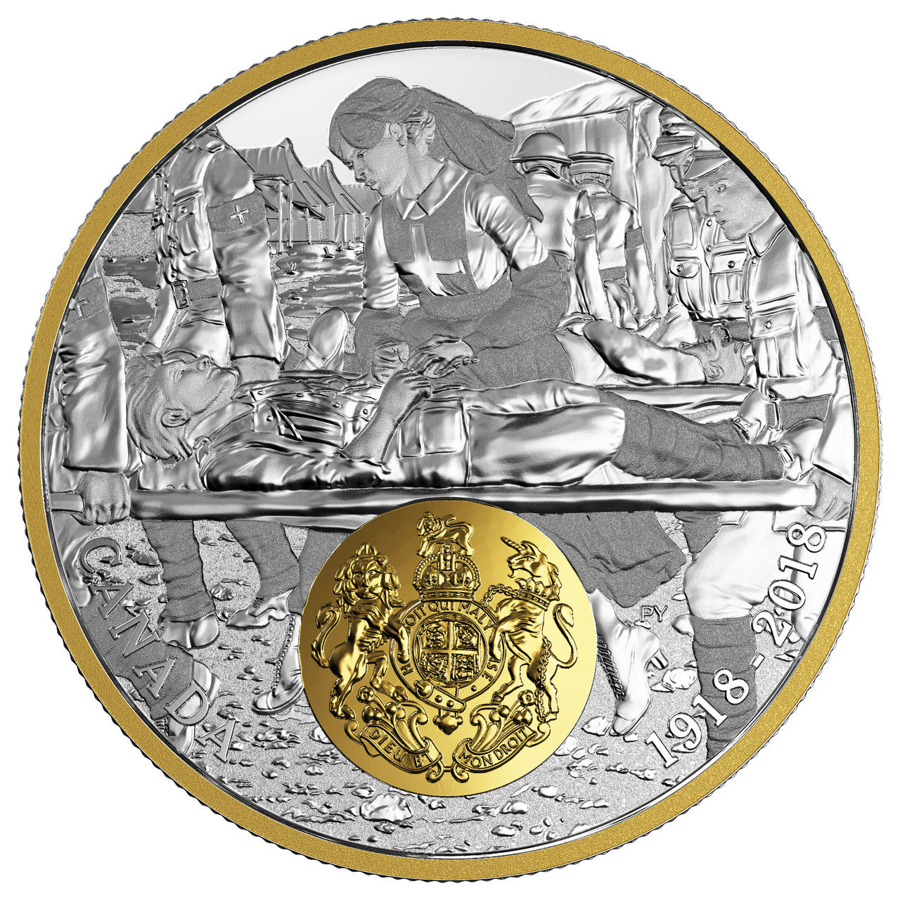 2018 1oz $20 FIRST WORLD WAR ALLIED FORCES: GREAT BRITAIN FINE SILVER COIN