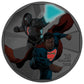 2018 1oz $20 THE JUSTICE LEAGUE : CYBORG AND SUPERMAN FINE SILVER COIN