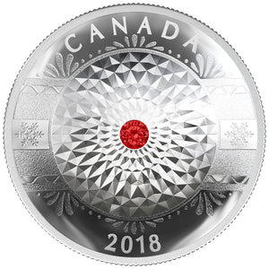 2018 $25 CLASSIC HOLIDAY ORNAMENT FINE SILVER COIN