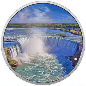 2018 2oz $30 FIREWORKS AT THE FALLS FINE SILVER COIN