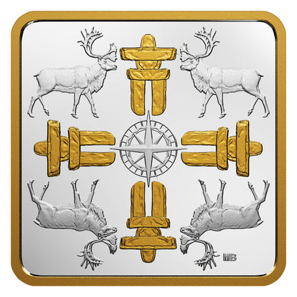 2018 $3 CANADIAN COAST: TRUE NORTH FINE SILVER COIN (11.72g)