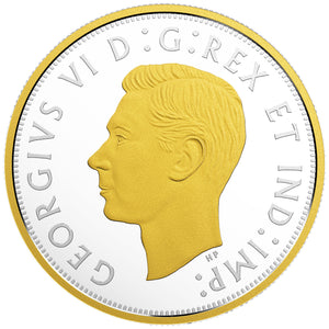 2018 2oz 50-CENT 75TH ANNIVERSARY OF THE 1943 HALF-DOLLAR FINE SILVER COIN