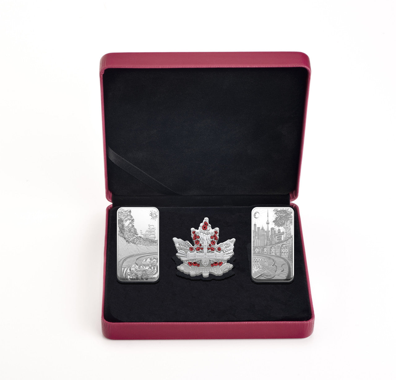 2018 3.5oz BENEATH THY SHINING SKIES FINE SILVER 3-COIN SET