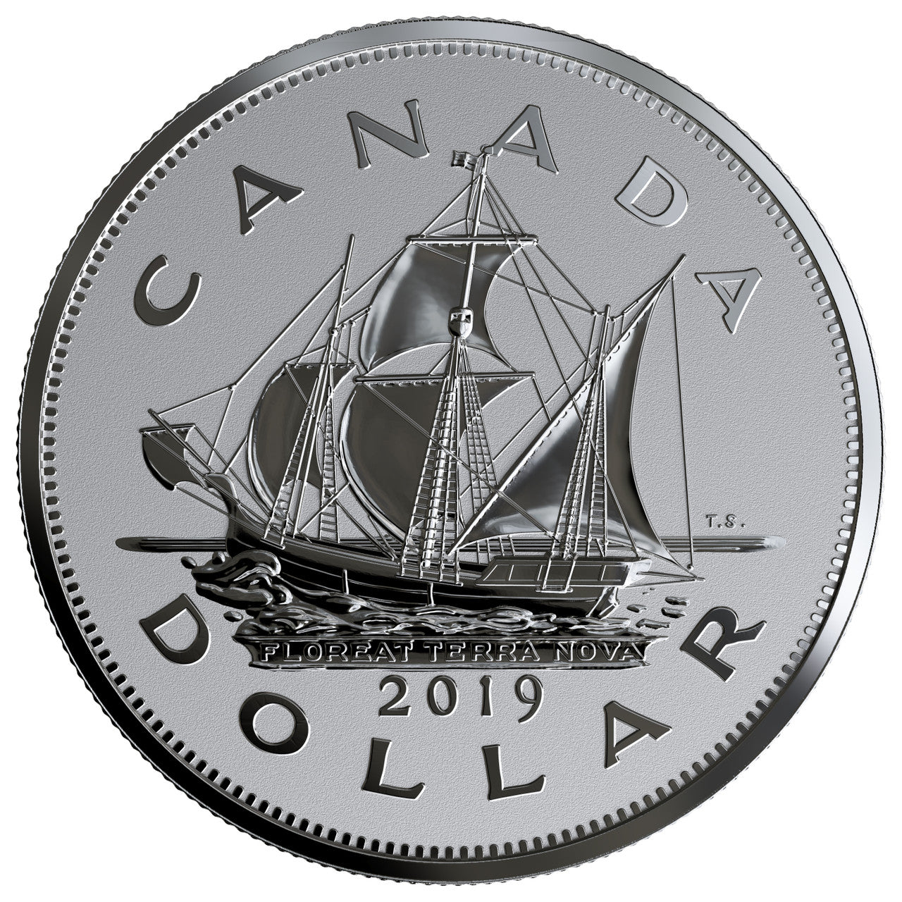 2019 $1 PIEDFORT HERITAGE OF THE ROYAL CANADIAN MINT: THE MATTHEW FINE SILVER COIN