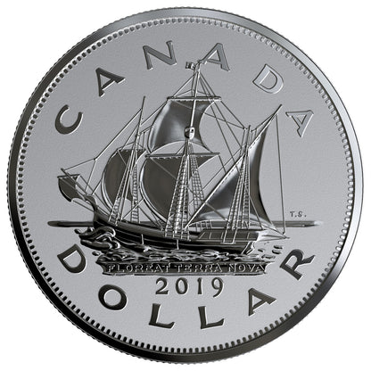 2019 $1 PIEDFORT HERITAGE OF THE ROYAL CANADIAN MINT: THE MATTHEW FINE SILVER COIN