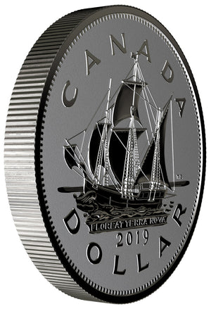 2019 $1 PIEDFORT HERITAGE OF THE ROYAL CANADIAN MINT: THE MATTHEW FINE SILVER COIN