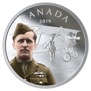 2019 1oz $20 125TH ANNIVERSARY OF THE BIRTH OF BILLY BISHOP FINE SILVER COIN