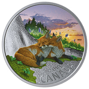 2019 1oz $20 CANADIAN FAUNA: THE FOX FINE SILVER COIN
