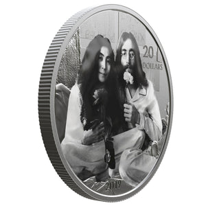 2019 1oz $20 GIVE PEACE A CHANCE: 50TH ANNIVERSARY FINE SILVER COIN