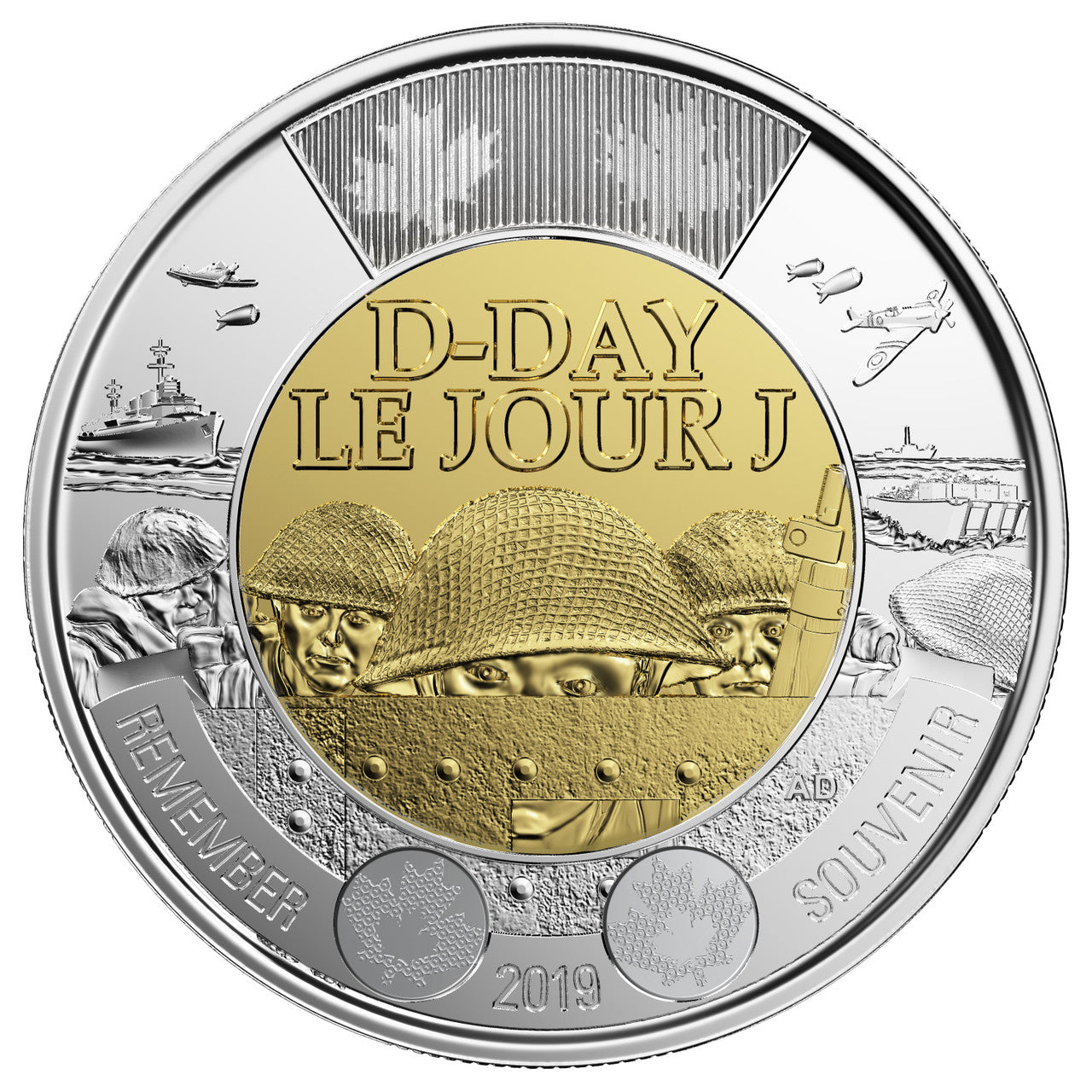 2019 NON-COLOURED D-DAY 2-DOLLAR SPECIAL WRAP ROLL