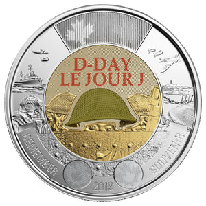 2019 COLOURED D-DAY 2-DOLLAR SPECIAL WRAP ROLL