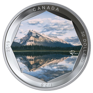 2019 2oz $30 PETER MCKINNON PHOTO SERIES: MOUNT RUNDLE FINE SILVER COIN