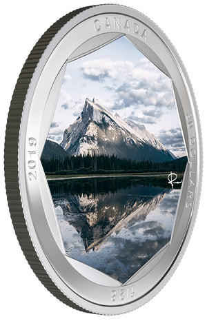 2019 2oz $30 PETER MCKINNON PHOTO SERIES: MOUNT RUNDLE FINE SILVER COIN