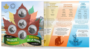 2019 5-COIN SET CANADA'S WILDLIFE TREASURES