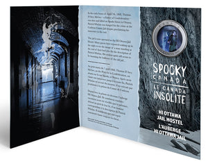 2019 50-CENT LENTICULAR COIN SPOOKY CANADA: HI OTTAWA JAIL HOSTEL