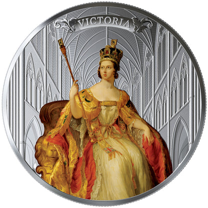 2019 5oz $50 QUEEN VICTORIA: 200TH ANNIVERSARY OF HER BIRTH FINE SILVER COIN