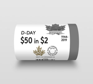 2019 NON-COLOURED D-DAY 2-DOLLAR SPECIAL WRAP ROLL
