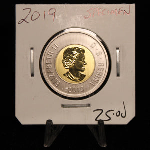 2019 $2 CANADA CIRCULATION SPECIMEN