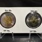 2019 D-DAY IN CARDBOARD 2X2 COLOURED/UNCOLOURED TOONIE (2 PACK)