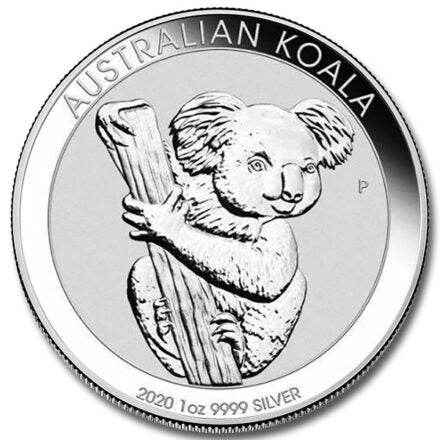 E-TRANSFER ONLY - 2020 1oz $1 AUSTRALIAN KOALA FINE SILVER BULLION