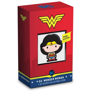 2020 1oz $2 DC WONDER WOMAN (CHIBI) FINE SILVER COIN