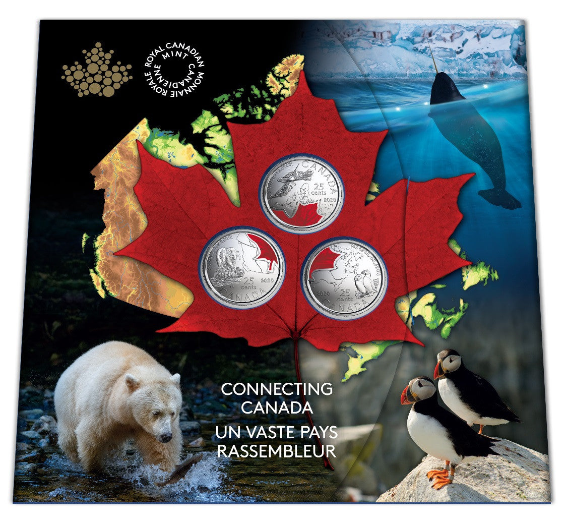 2020 25-CENT COIN SET CONNECTING CANADA