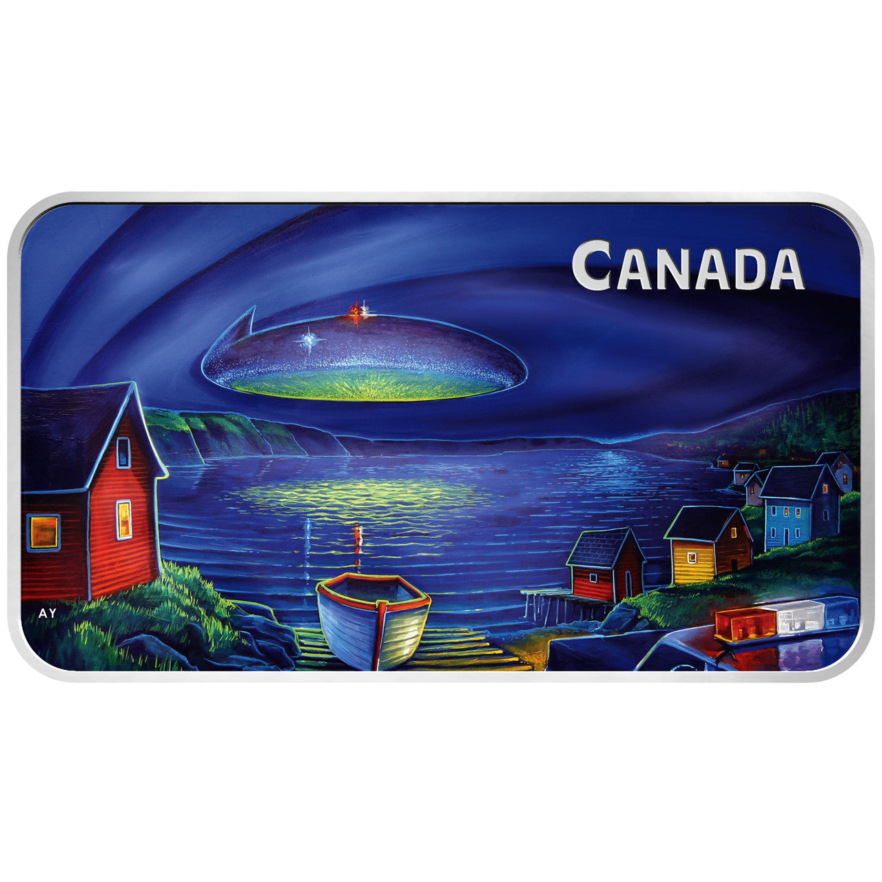 2020 1oz $20 CANADA'S UNEXPLAINED PHENOMENA: THE CLARENVILLE EVENT FINE SILVER COIN