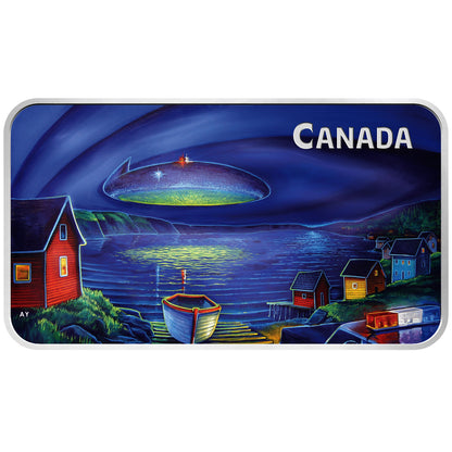 2020 1oz $20 CANADA'S UNEXPLAINED PHENOMENA: THE CLARENVILLE EVENT FINE SILVER COIN