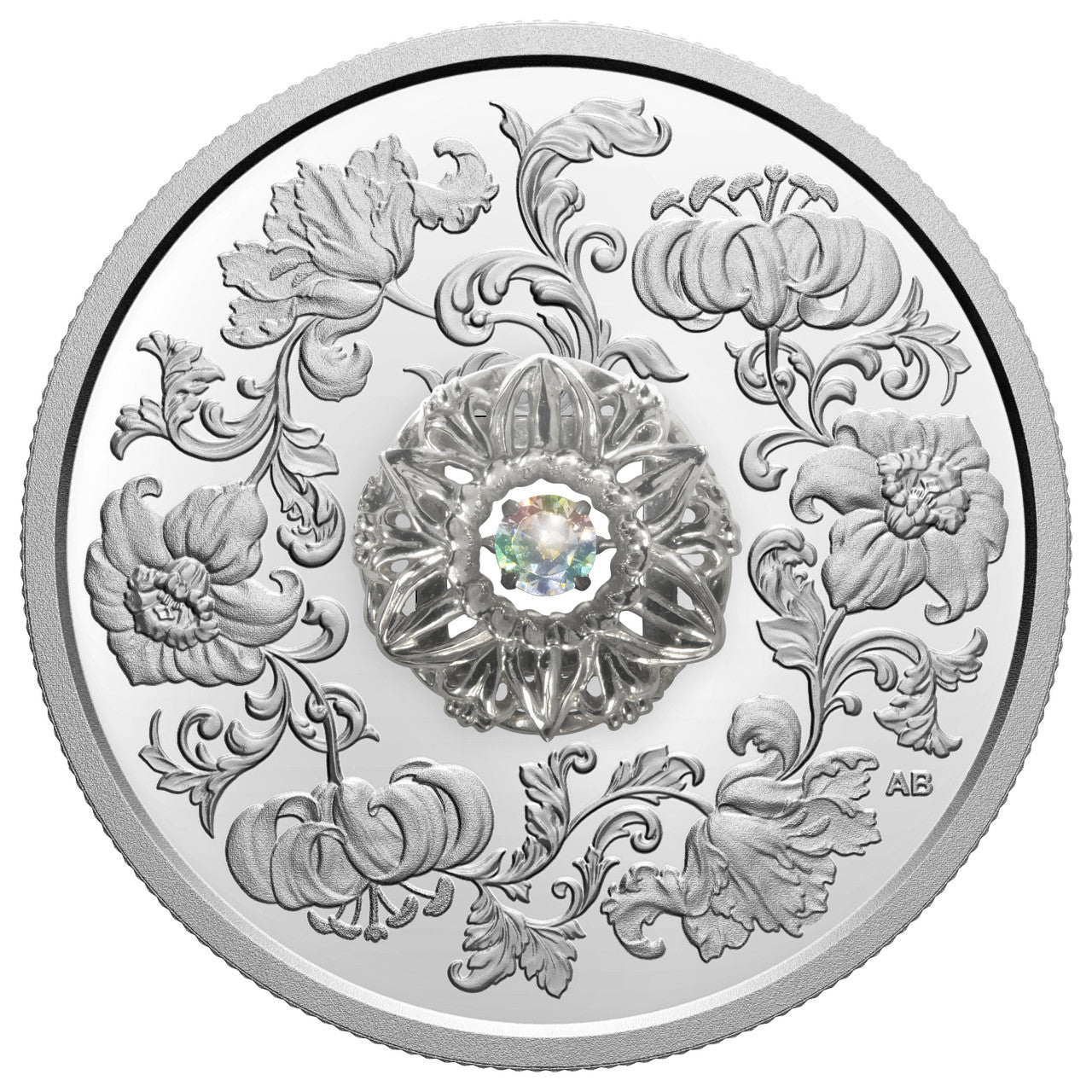 2020 $20 DANCING DIAMOND: SPARKLE OF THE HEART FINE SILVER COIN