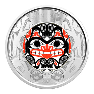 2020 $2 BILL REID COLOURED TOONIE IN CAPSULE
