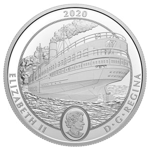 2020 2oz $30 SS KEEWATIN FINE SILVER COIN