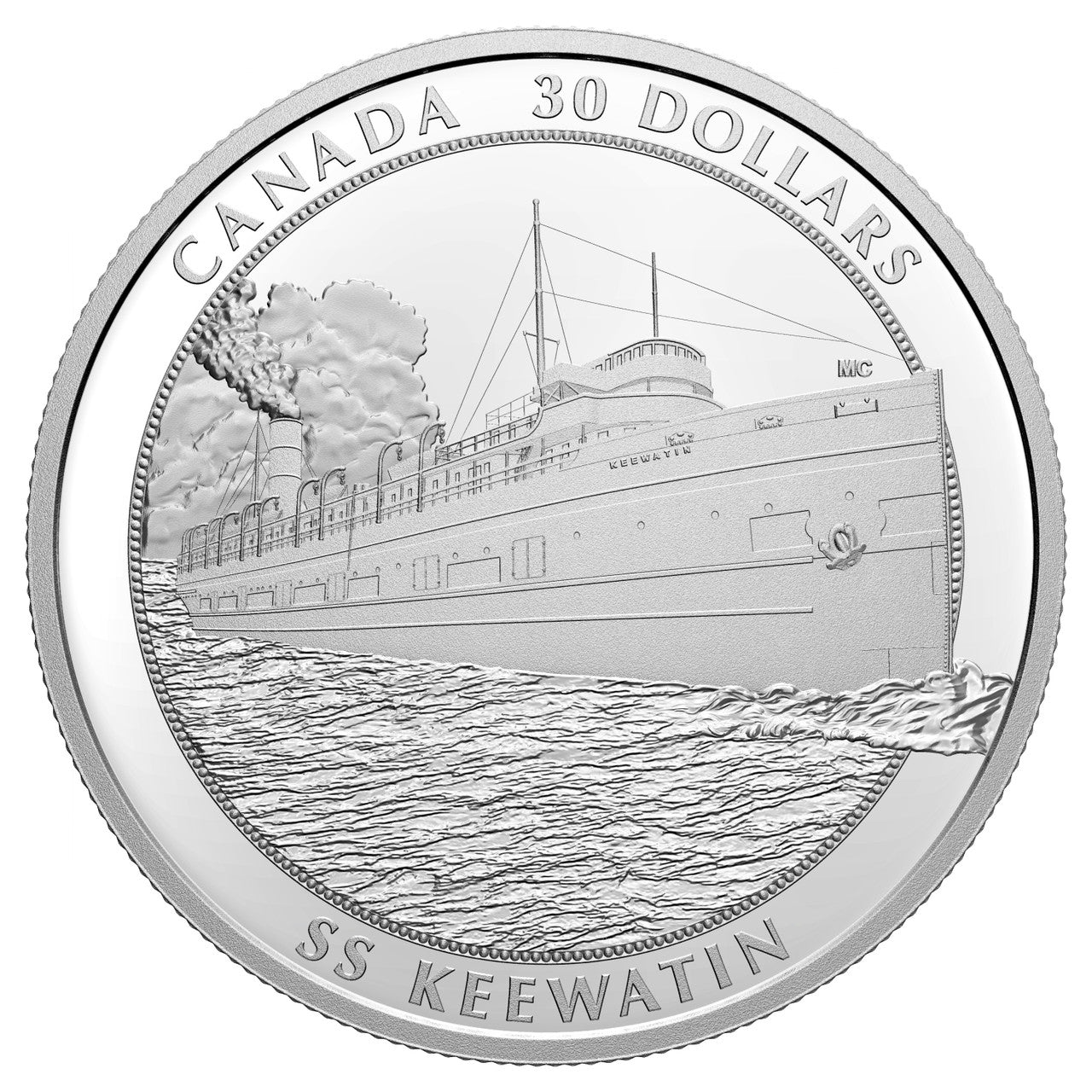 2020 2oz $30 SS KEEWATIN FINE SILVER COIN