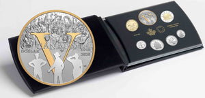 2020 75TH ANNIVERSARY OF V-E DAY FINE SILVER PROOF SET