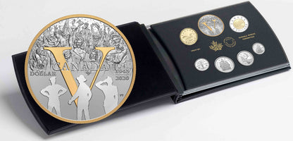 2020 75TH ANNIVERSARY OF V-E DAY FINE SILVER PROOF SET
