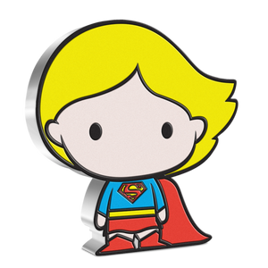 2021 1oz $2 FINE SILVER  CHIBI COIN - SUPERGIRL