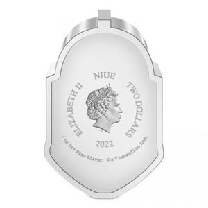 2022 1oz $2 STAR WARS CLONE  TROOPER (PHASE I) FINE SILVER COIN
