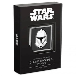 2022 1oz $2 STAR WARS CLONE  TROOPER (PHASE I) FINE SILVER COIN
