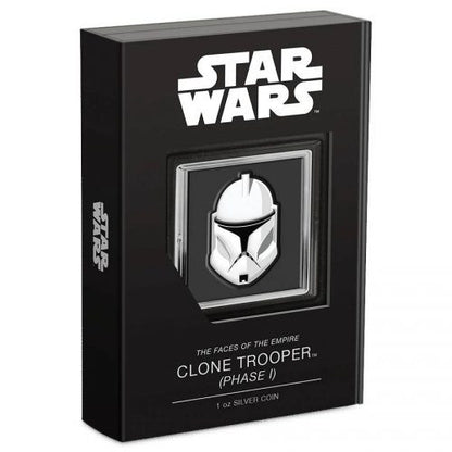 2022 1oz $2 STAR WARS CLONE  TROOPER (PHASE I) FINE SILVER COIN