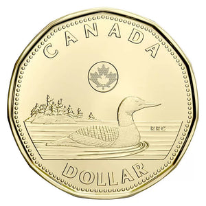 2021 1-DOLLAR COMMON LOONIE ROLL