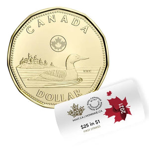 2021 1-DOLLAR FIRST STRIKE LOONIE ROLL