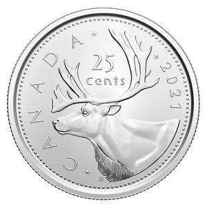 2021 25-CENT CARIBOU SPECIAL WRAP ROLL