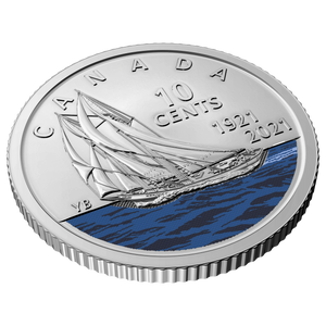 2021 10-CENT SPECIAL WRAP ROLL COLLECTION 100TH ANNIVERSARY OF BLUENOSE
