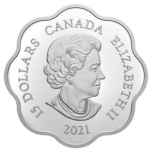2021 $15 LUNAR LOTUS: YEAR OF THE OX FINE SILVER COIN