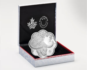 2021 $15 LUNAR LOTUS: YEAR OF THE OX FINE SILVER COIN