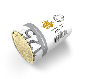2021 $1 SPECIAL WRAP ROLL 125TH ANNIVERSARY OF THE KLONDIKE GOLD RUSH UNCOLOURED