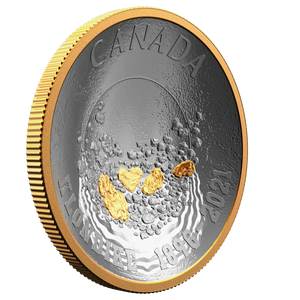 2021 $25 125TH ANNIVERSARY OF THE KLONDIKE GOLD RUSH: PANNING FOR GOLD FINE SILVER COIN